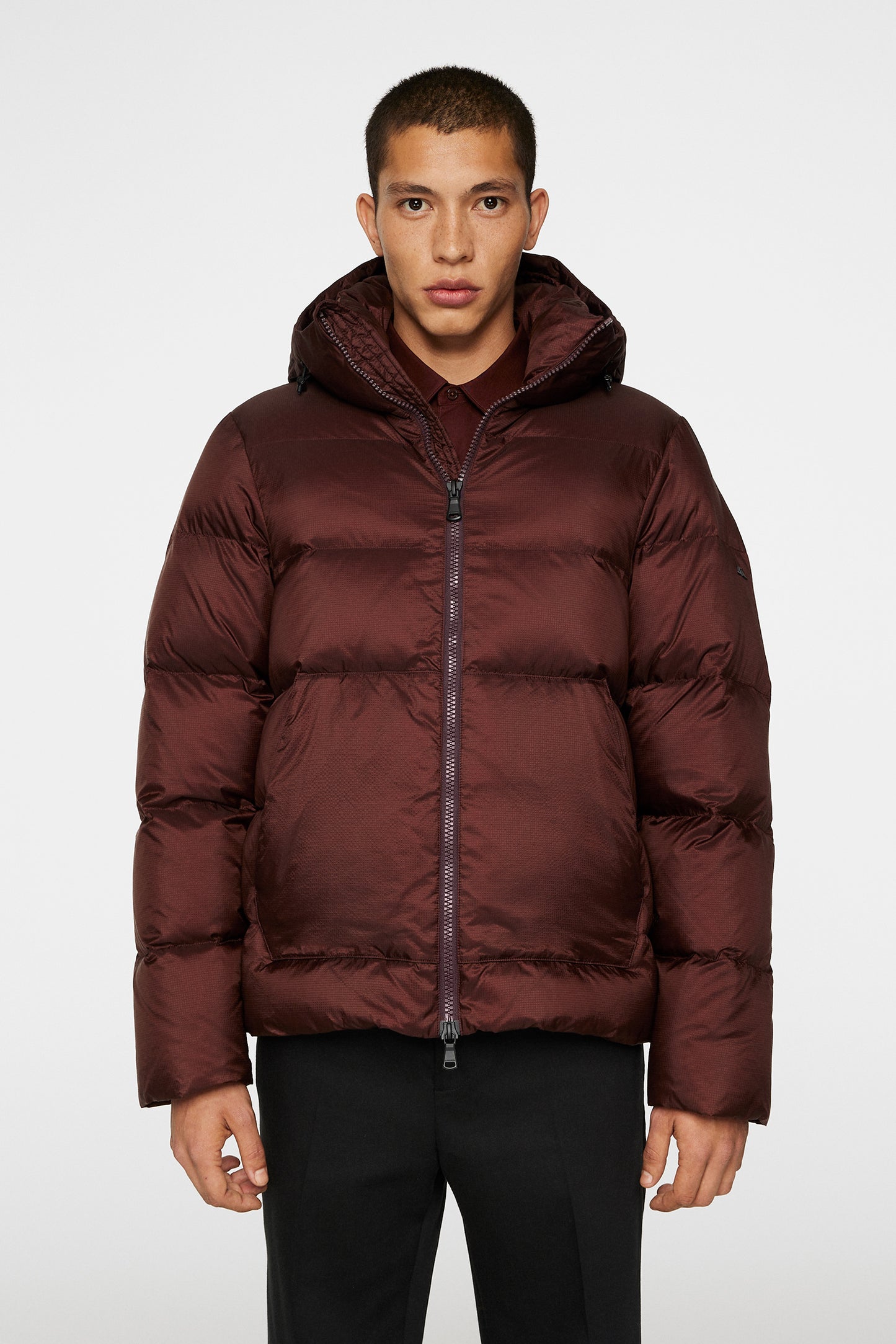 Farrell Down Jacket in Bitter Chocolate by J.Lindeberg