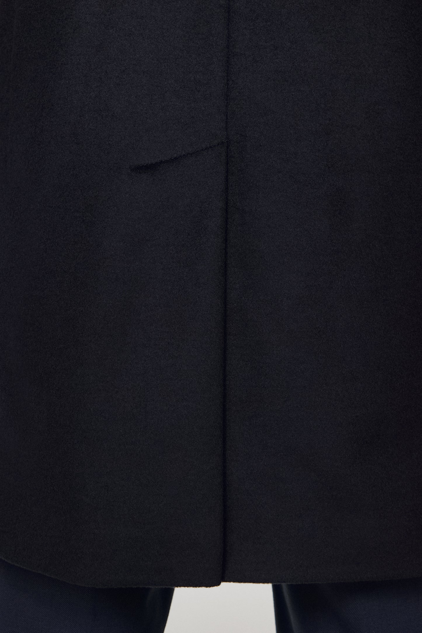 Jesse Melton Cashmere coat in JL Navy by J.Lindeberg