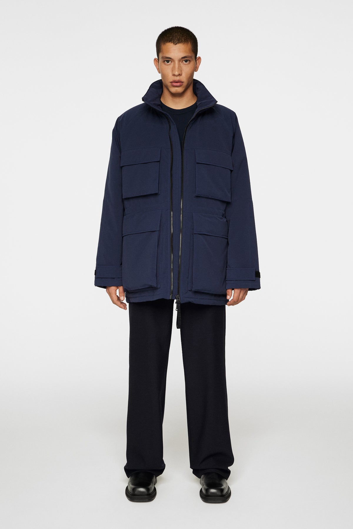 Archie Padded 4 Pkt Jacket in JL Navy by J.Lindeberg