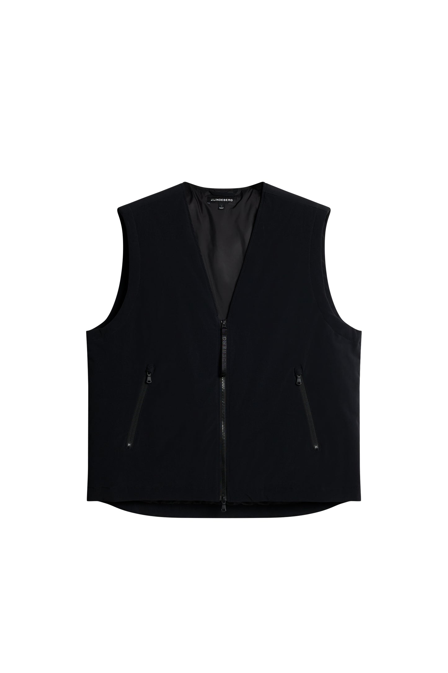 Cain Padded Vest in Black by J.Lindeberg