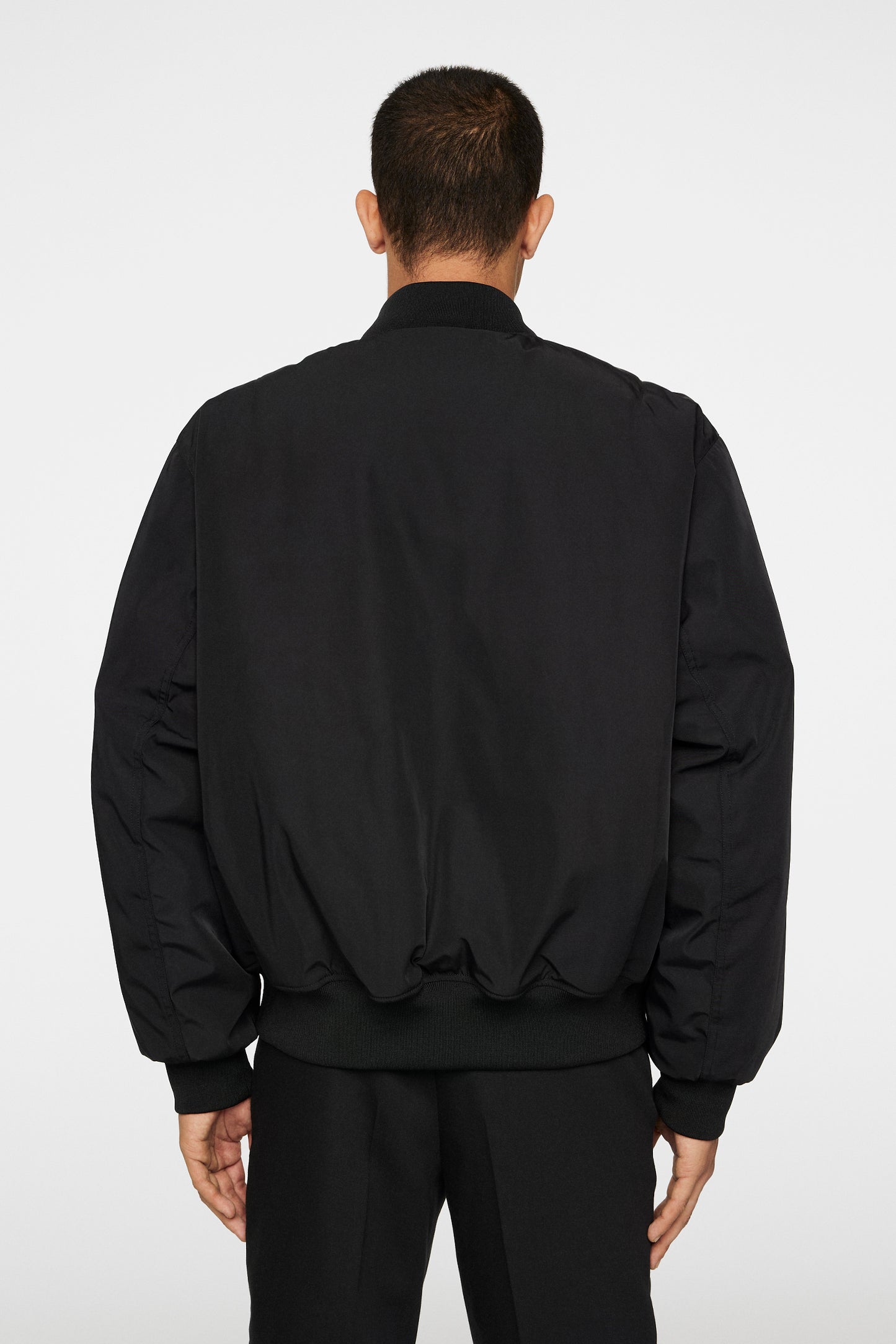 Bradley Bomber Jacket in Black by J.Lindeberg