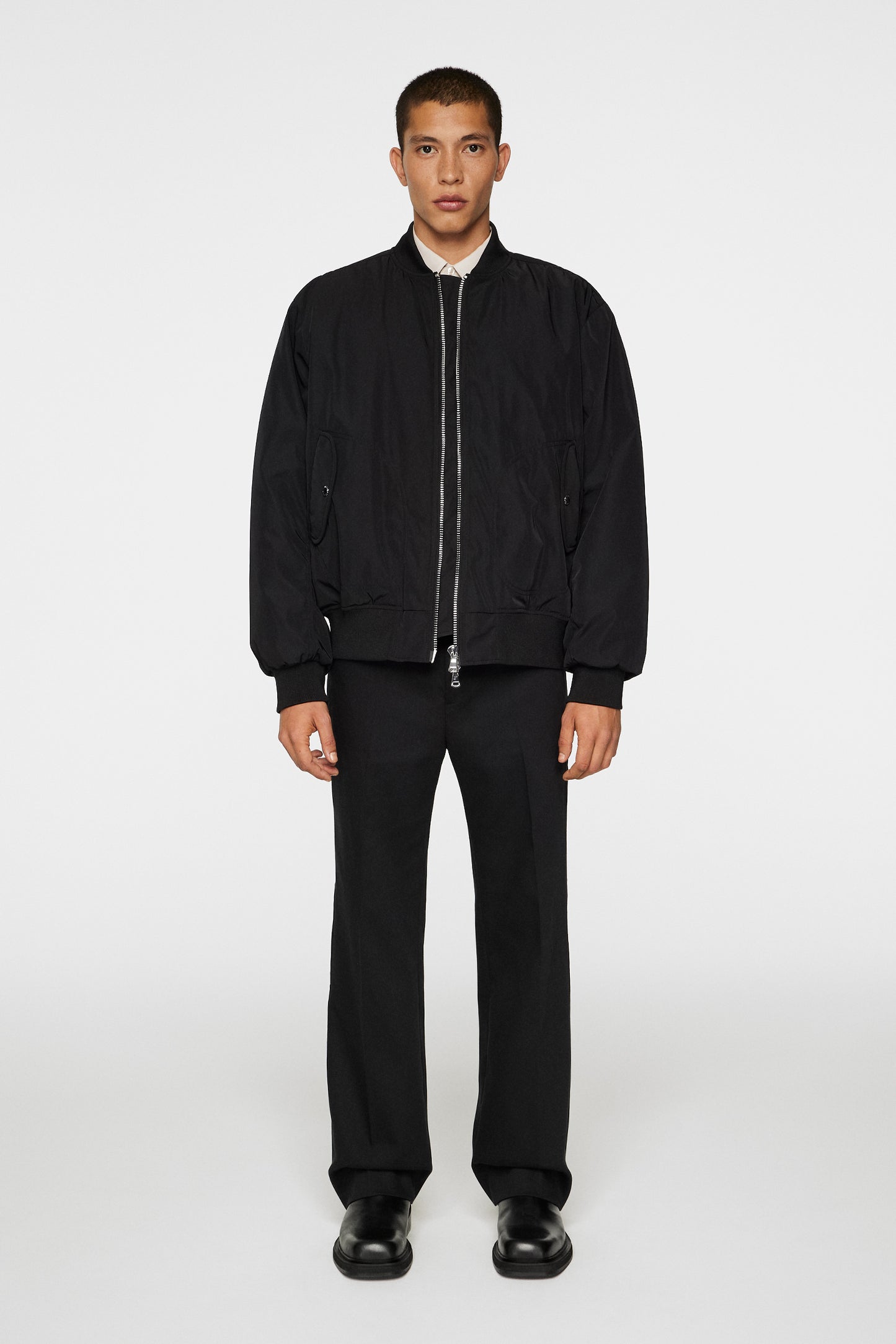Bradley Bomber Jacket in Black by J.Lindeberg