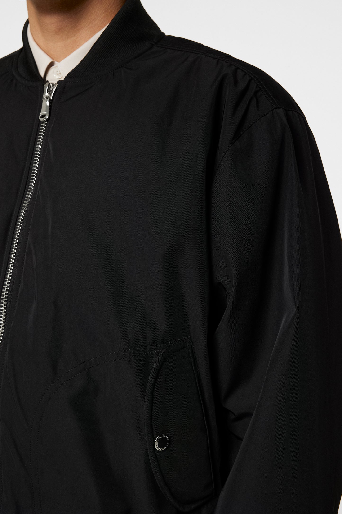 Bradley Bomber Jacket in Black by J.Lindeberg
