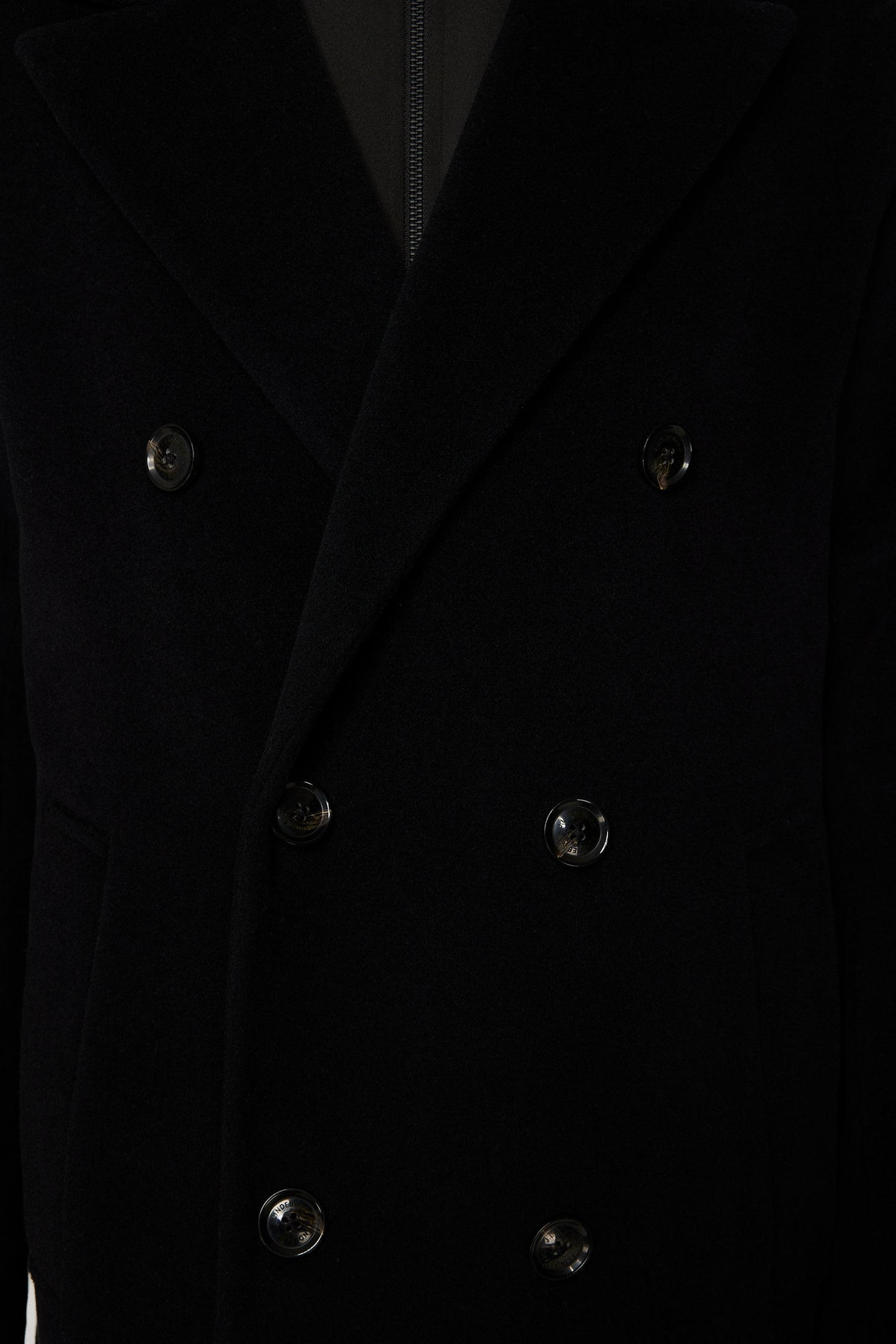 Willy Wool Coat in Black by J.Lindeberg