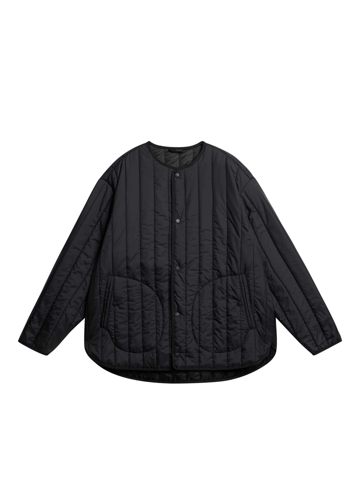 Khaza Quilted Jacket in Black by J.Lindeberg