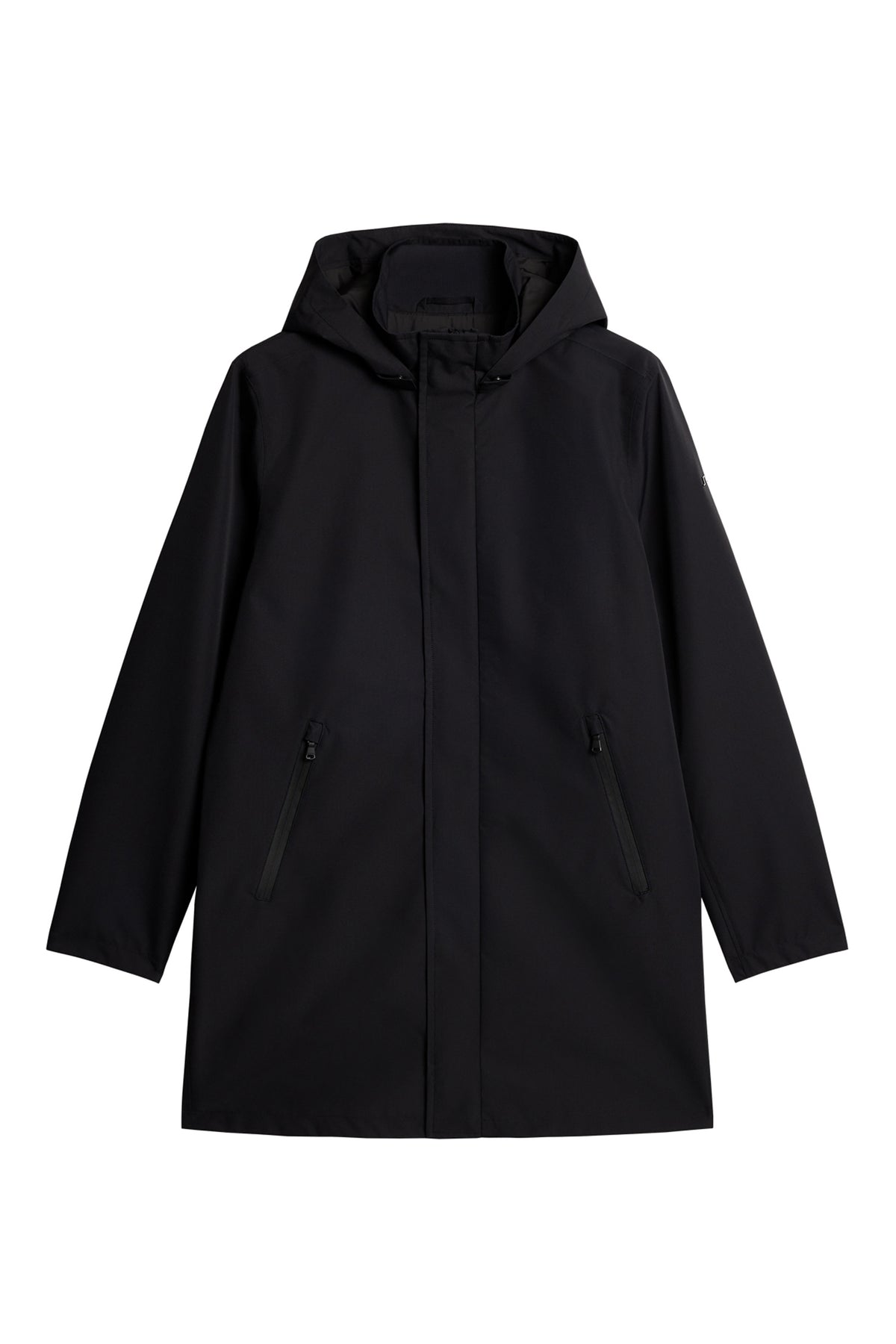 Tobias 2L Midlength Jacket in Black by J.Lindeberg