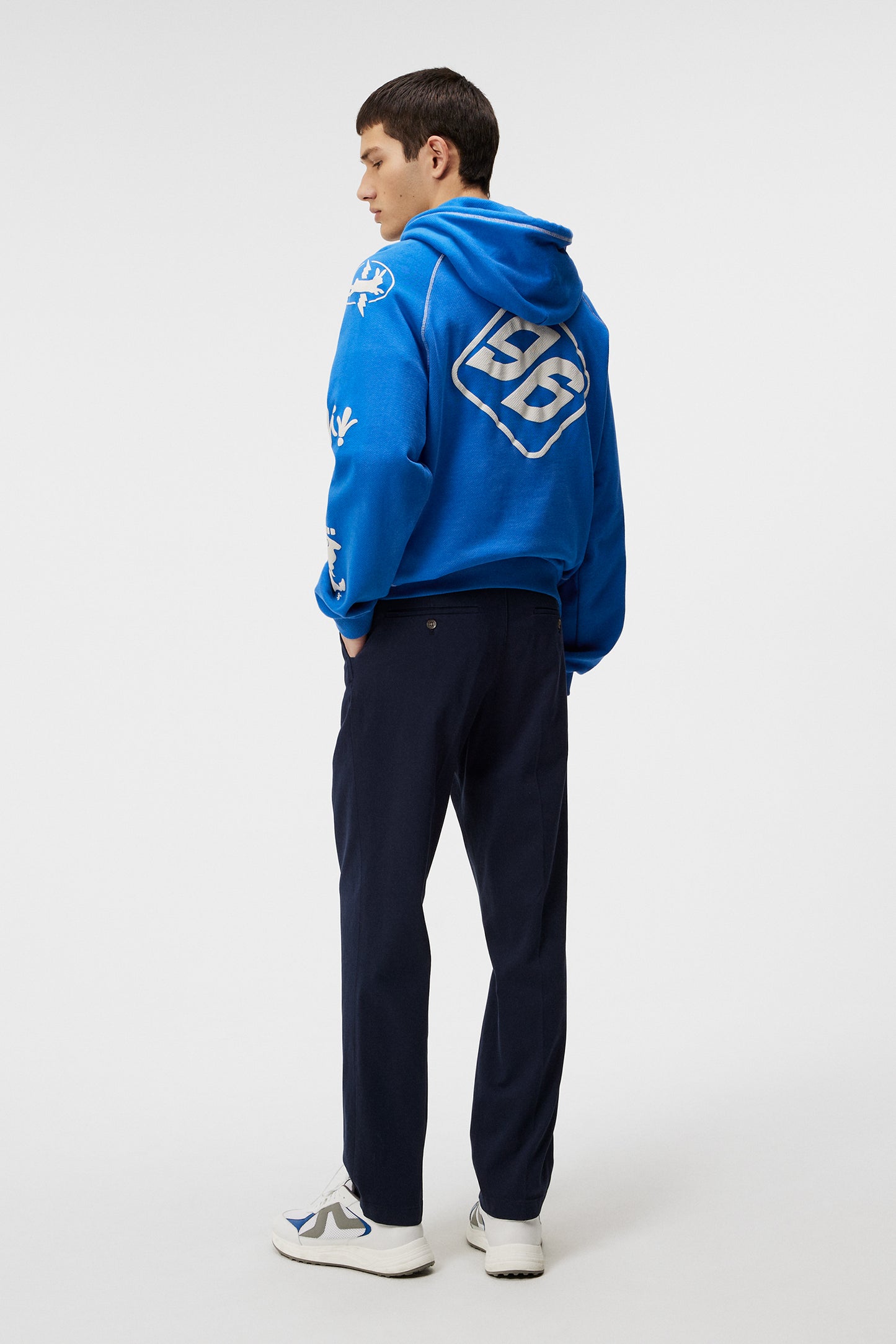 Lois Twill Flex Pants in JL Navy by J.Lindeberg