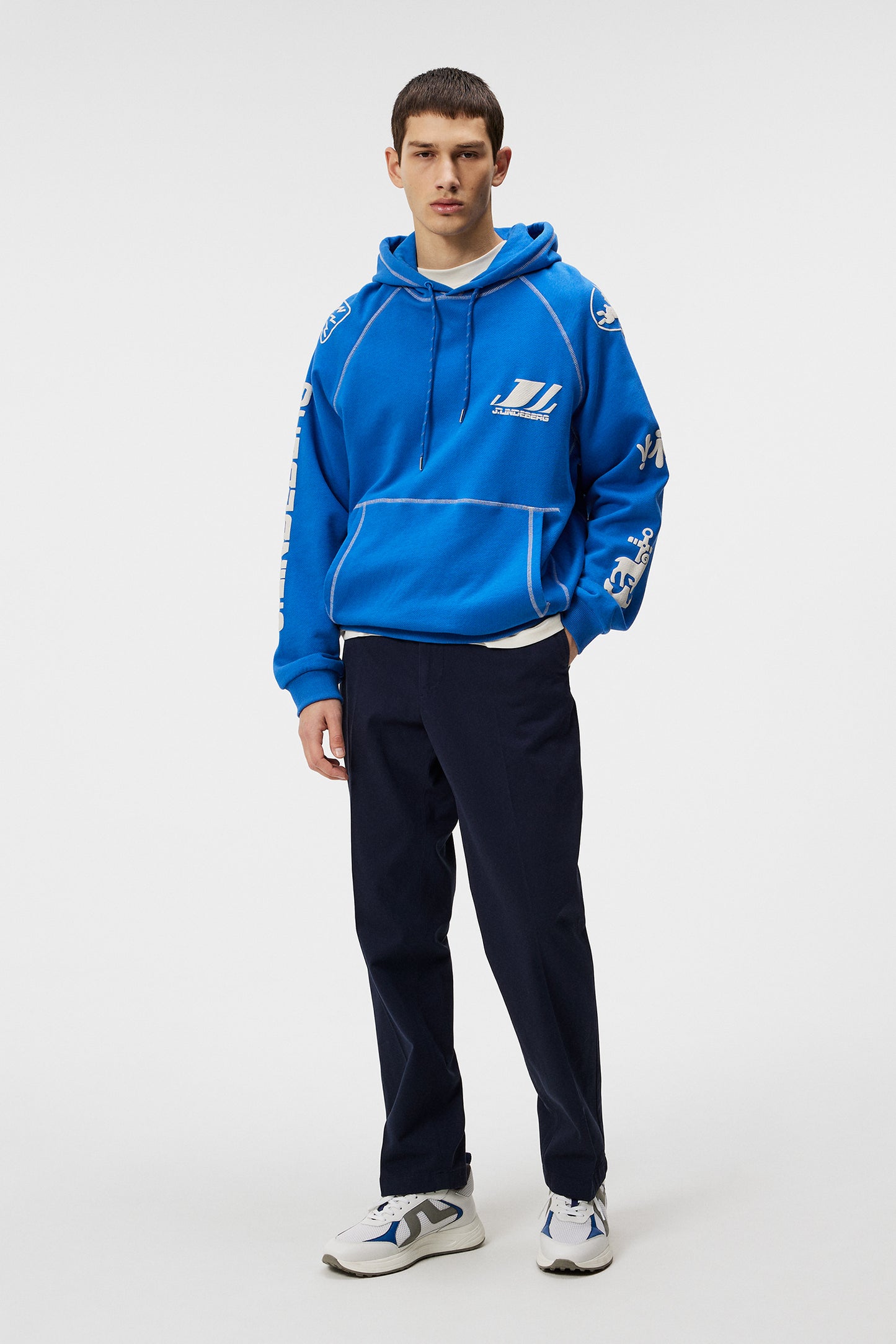 Lois Twill Flex Pants in JL Navy by J.Lindeberg