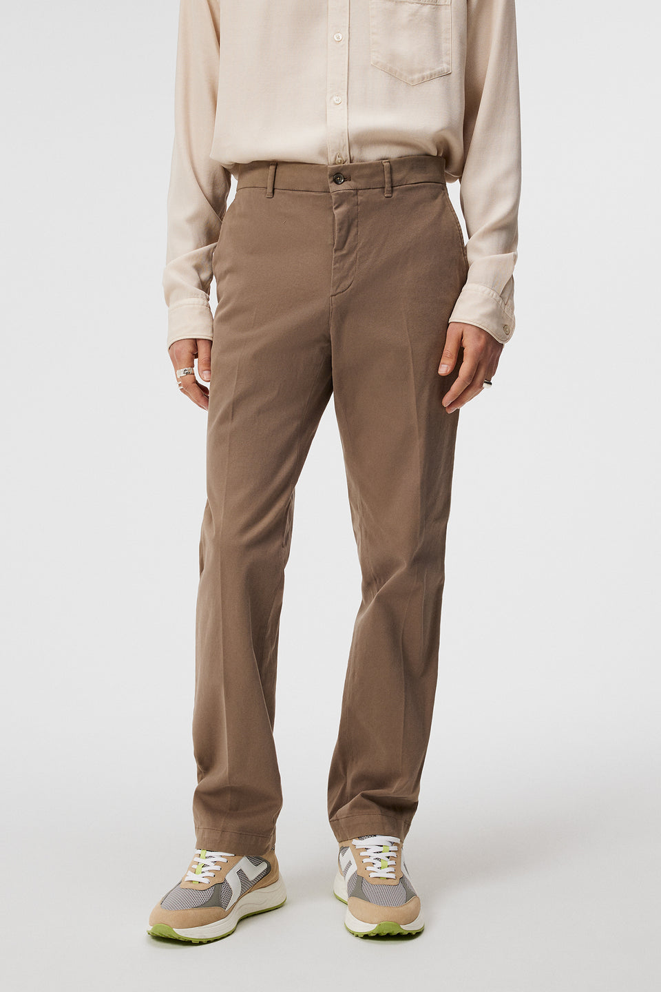 Lois Twill Flex Pants / Walnut
