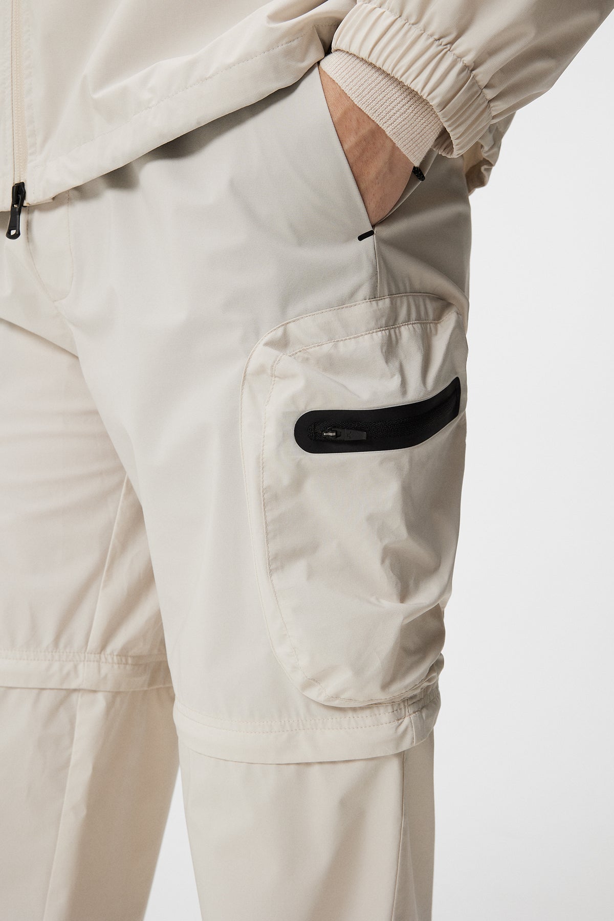 Glossa Zip-Off Pants in Moonbeam by J.Lindeberg