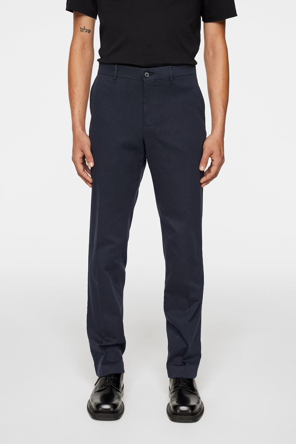 Lois C Flannel Twill Pants / JL Navy