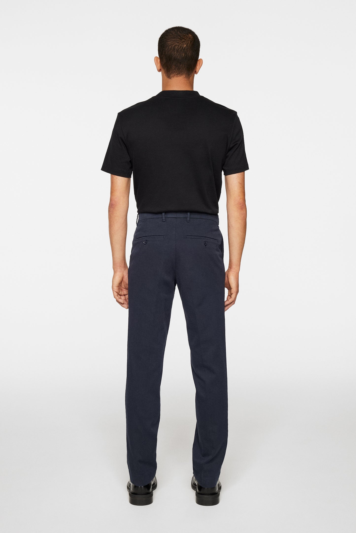 Lois C Flannel Twill Pants in JL Navy by J.Lindeberg