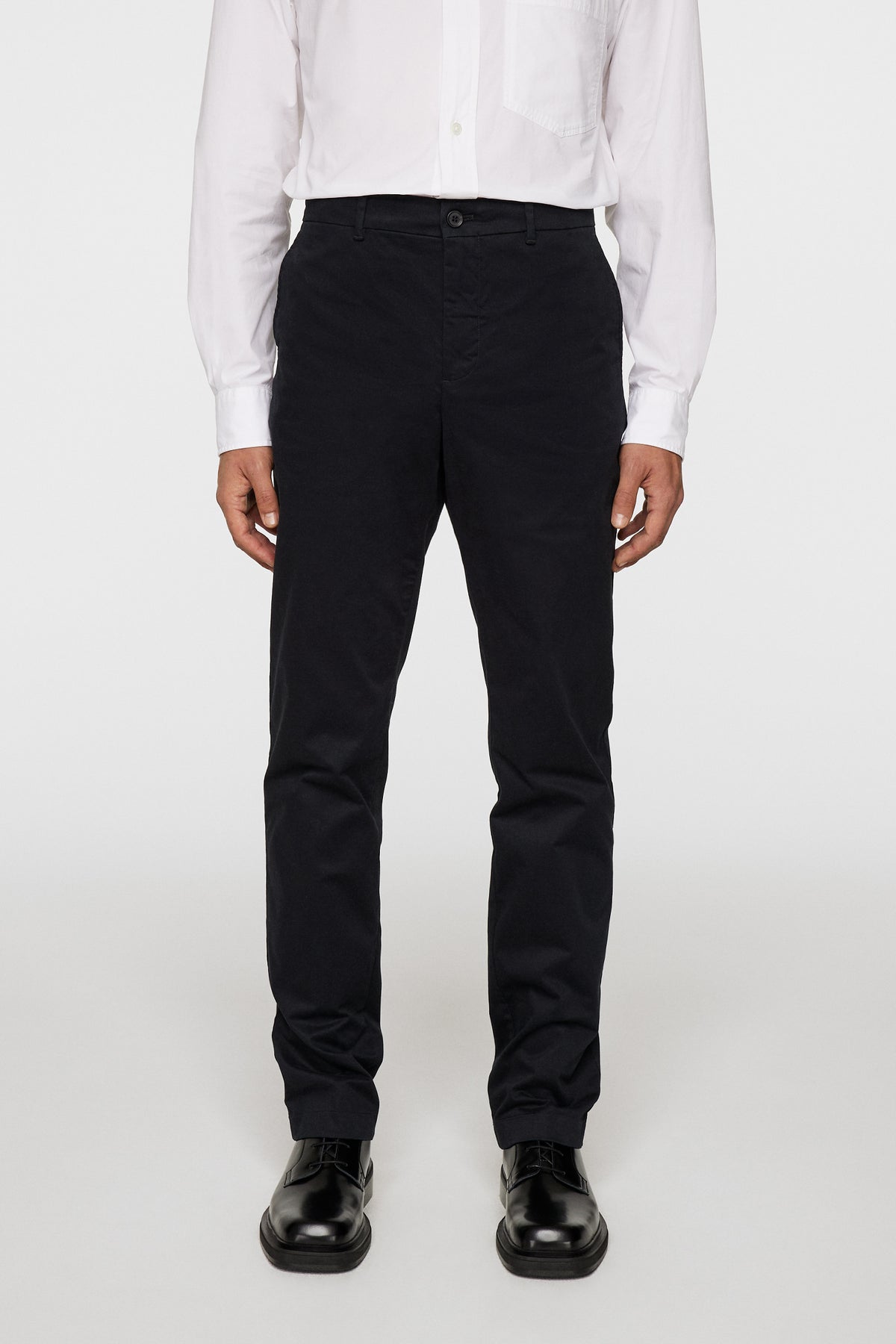 Lois C Cloud Satin Pants in Black by J.Lindeberg