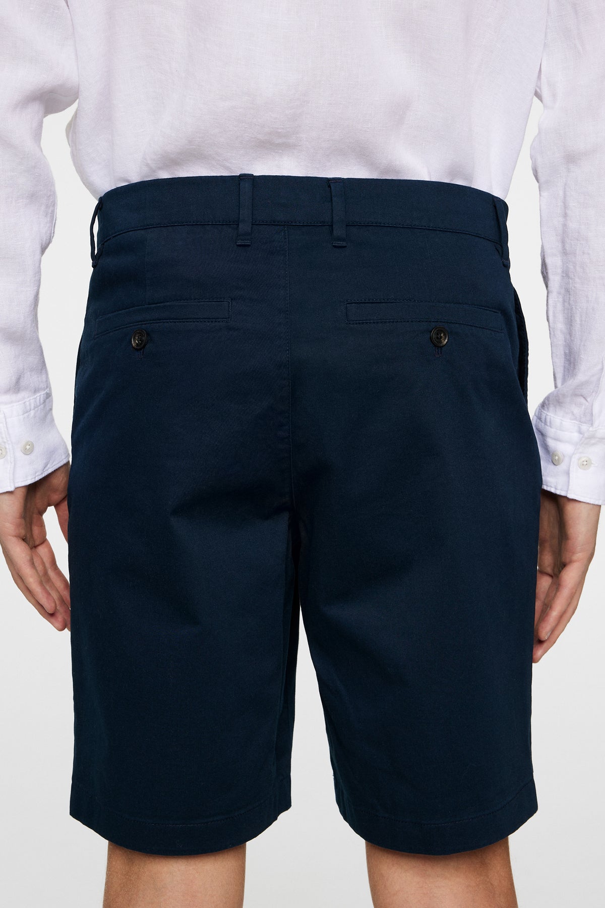 Shane Cloud Satin Shorts in JL Navy by J.Lindeberg
