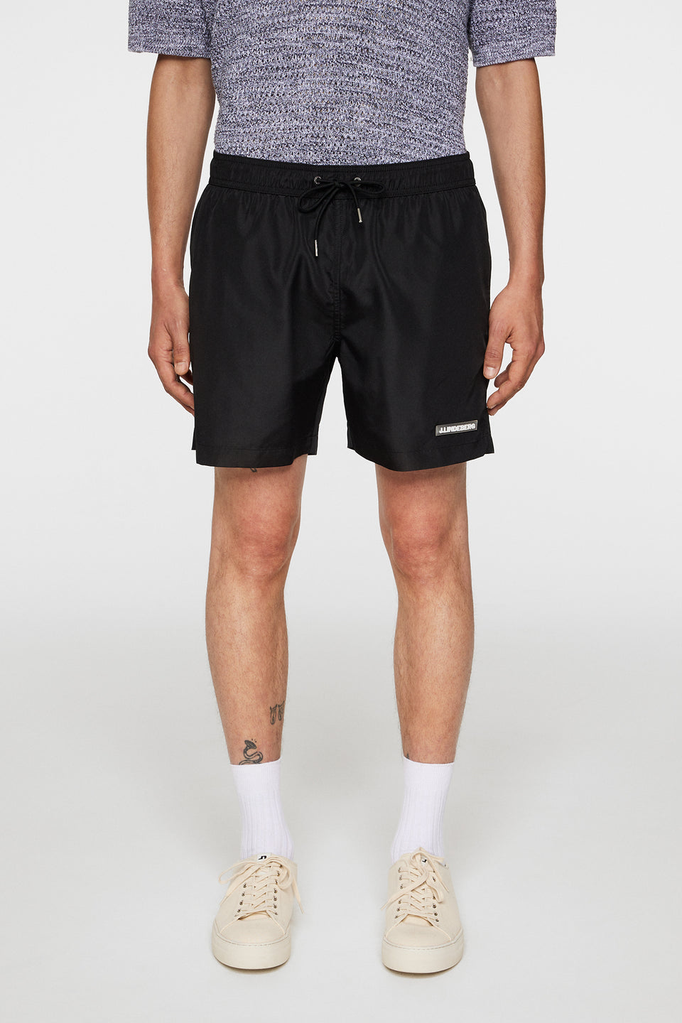 Banks Solid Swim Trunks / Black