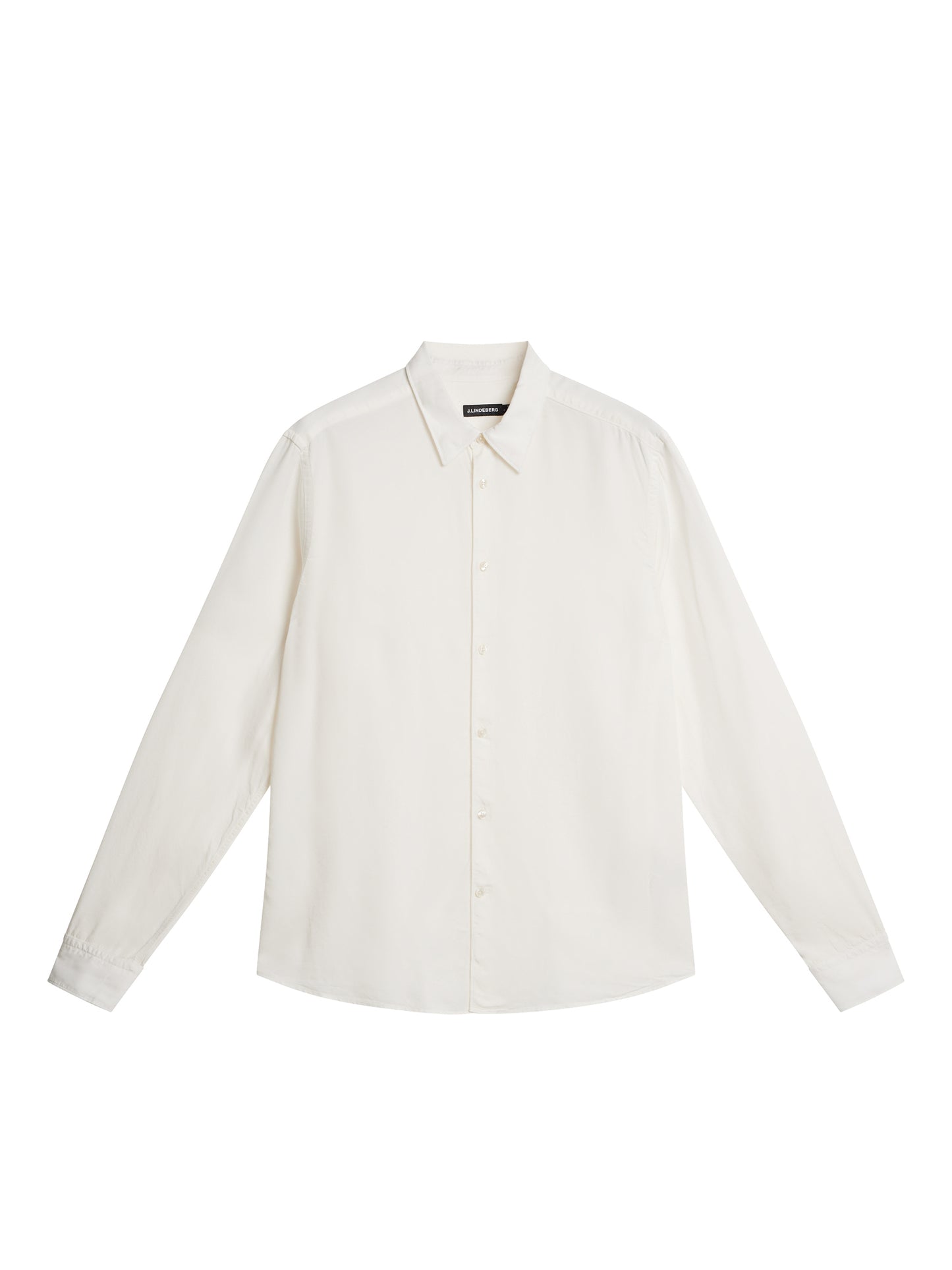 Slim LS Comfort Tencel Shirt in Cloud White by J.Lindeberg