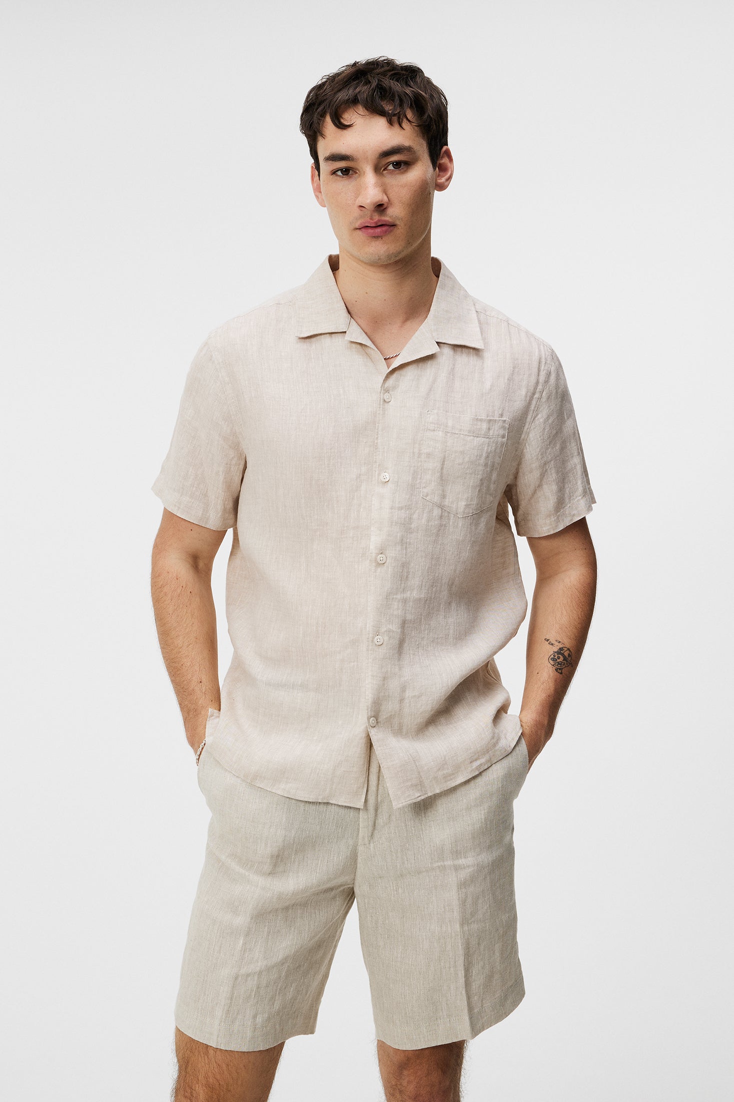 Elio Linen Melange Shirt