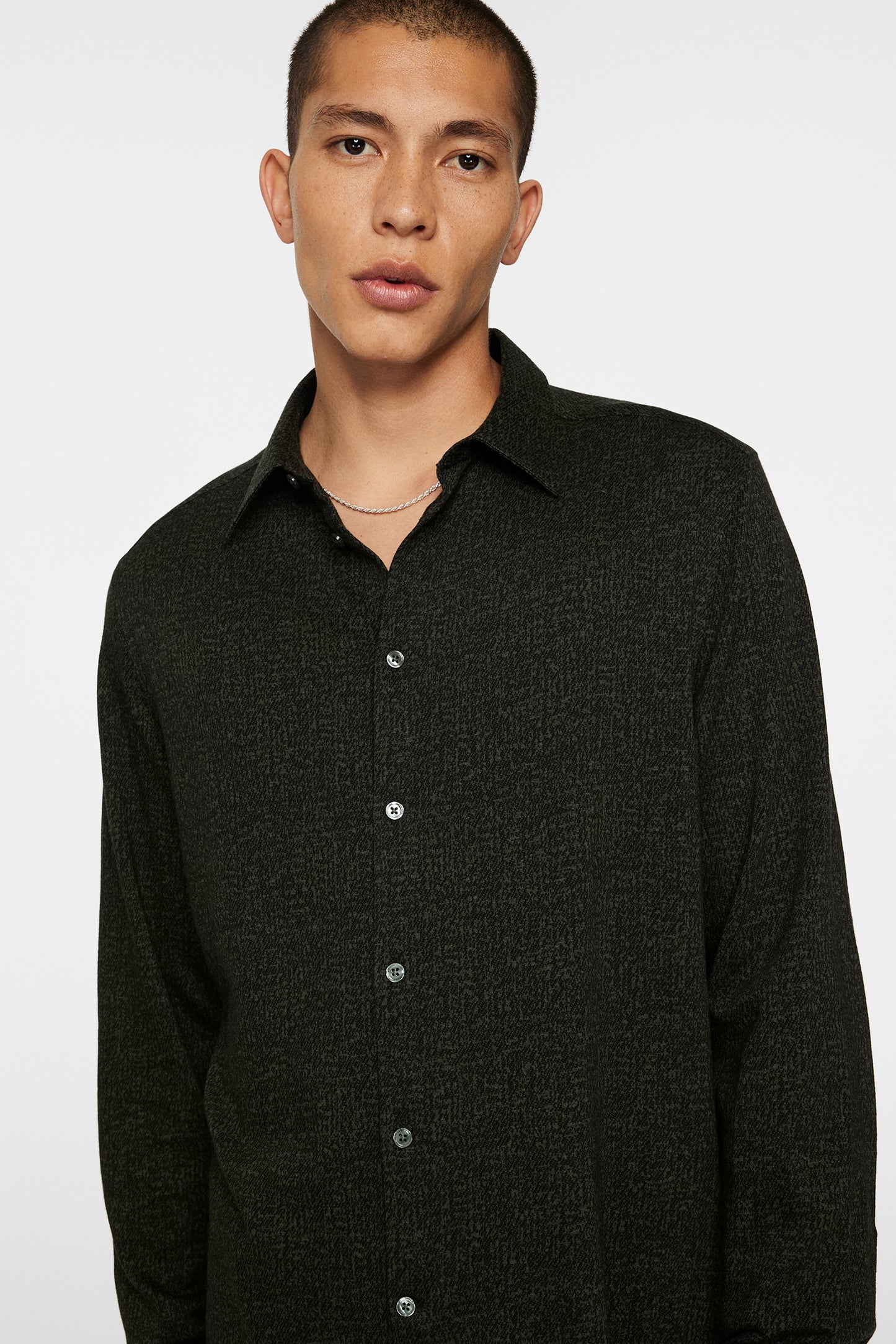 Marlon Jersey Shirt in Forest Green by J.Lindeberg