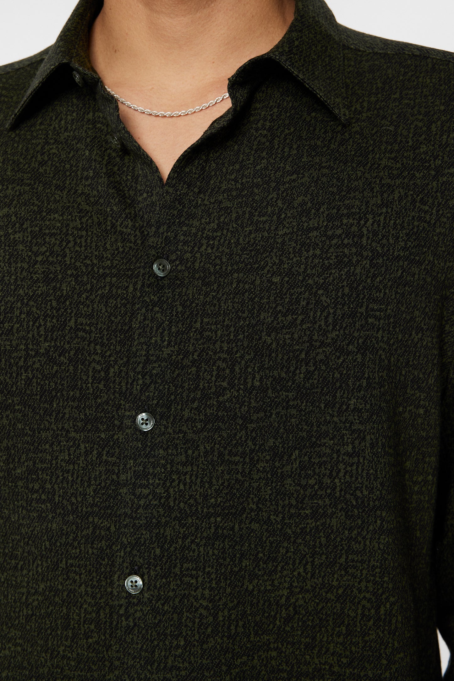 Marlon Jersey Shirt in Forest Green by J.Lindeberg