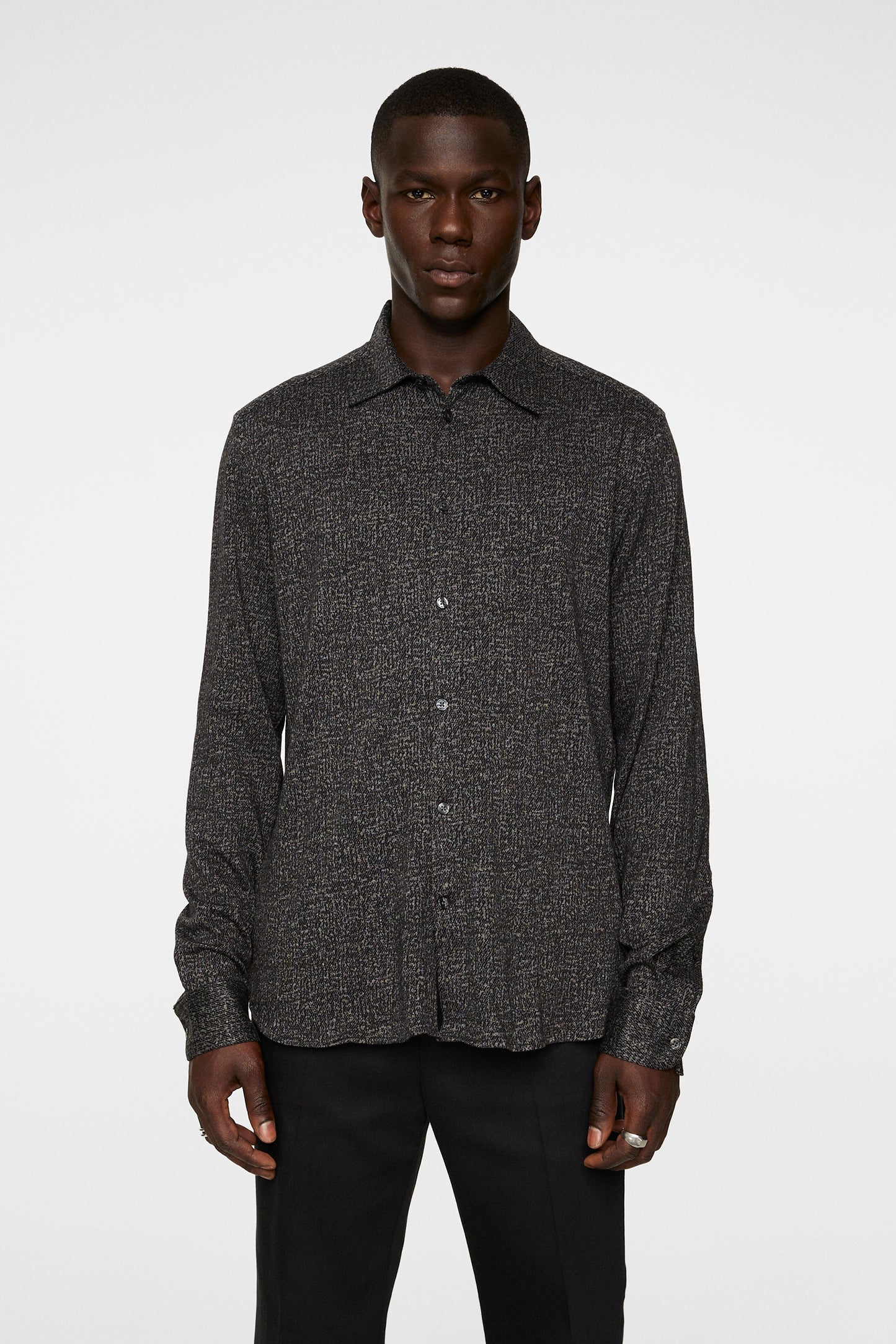 Marlon Jersey Shirt in Night Owl by J.Lindeberg