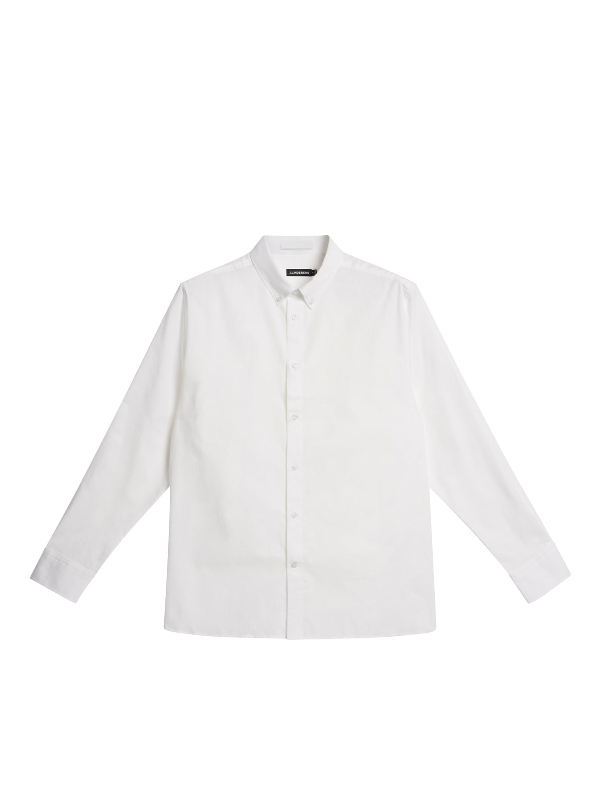Reg Stretch Oxf Shirt in White by J.Lindeberg