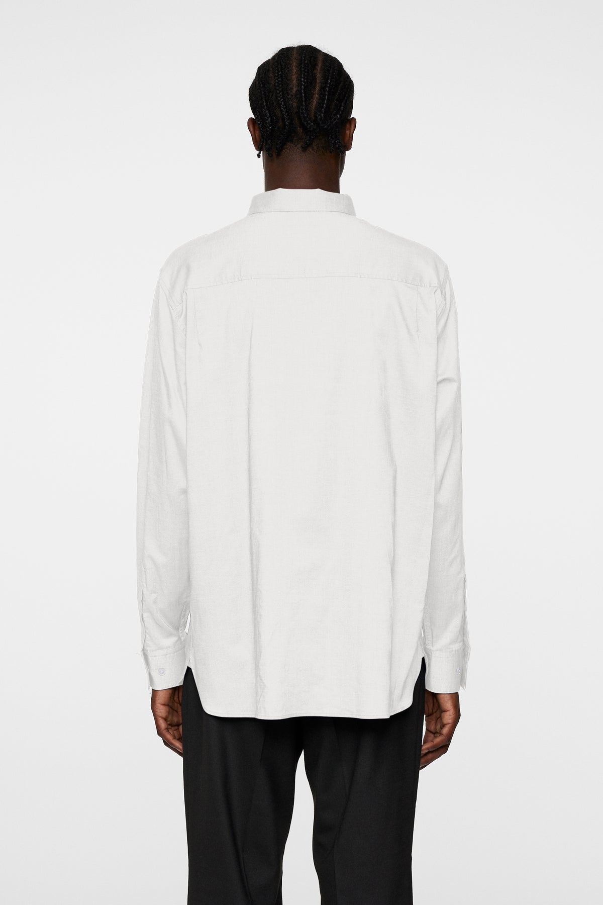 Reg Stretch Oxf Shirt in White by J.Lindeberg