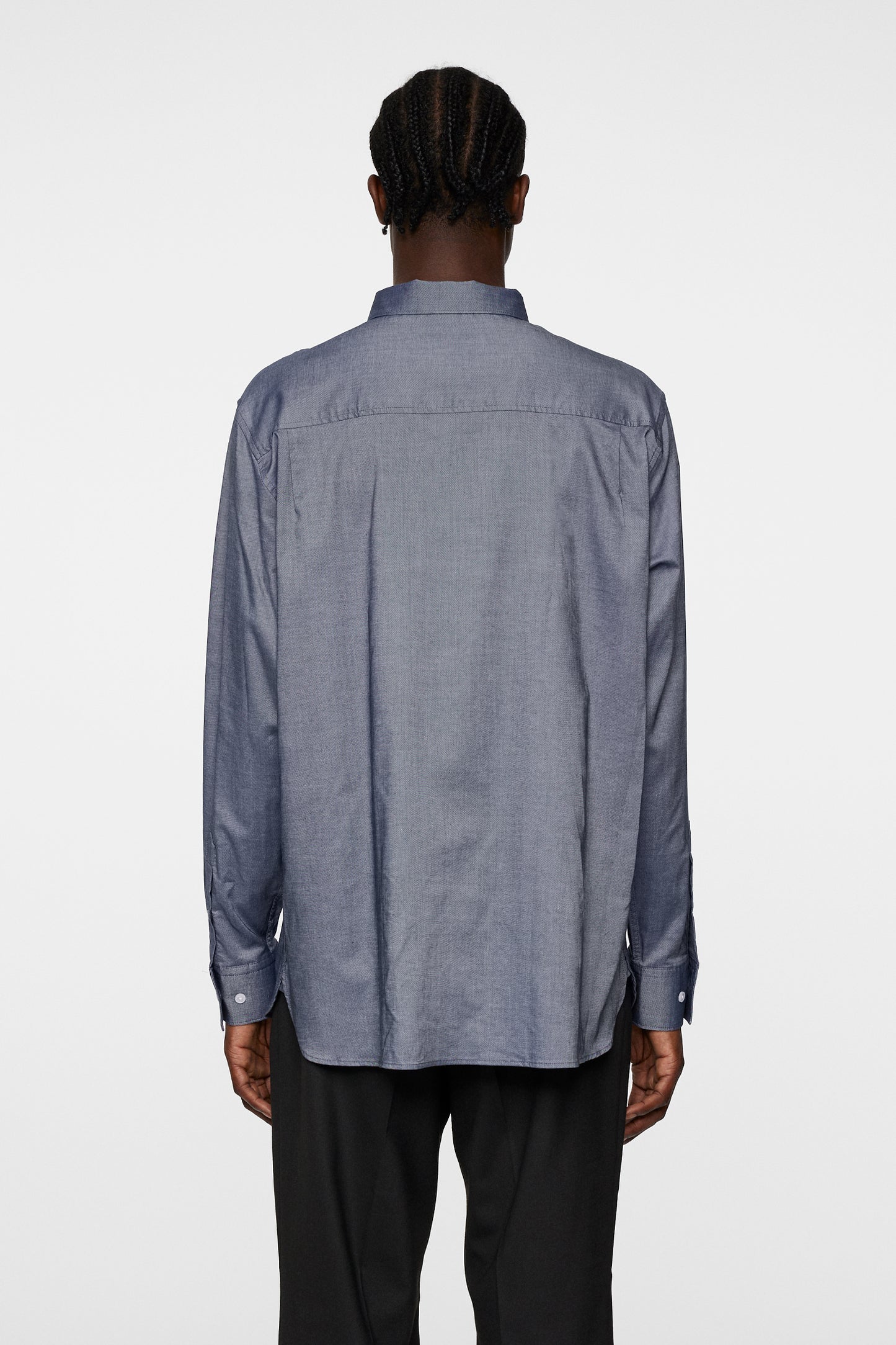 Reg Stretch Oxf Shirt in JL Navy by J.Lindeberg