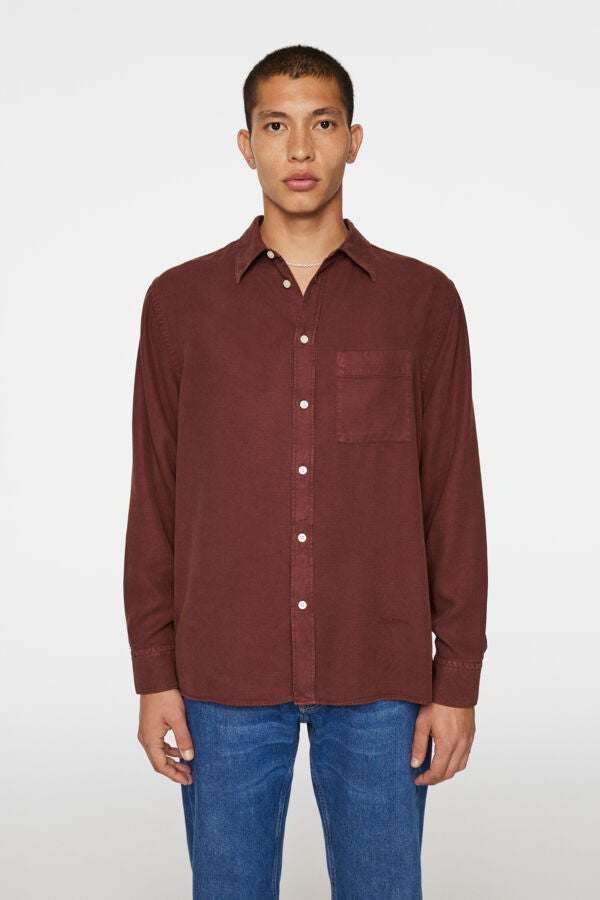 Garment-Dyed Tencel Shirt