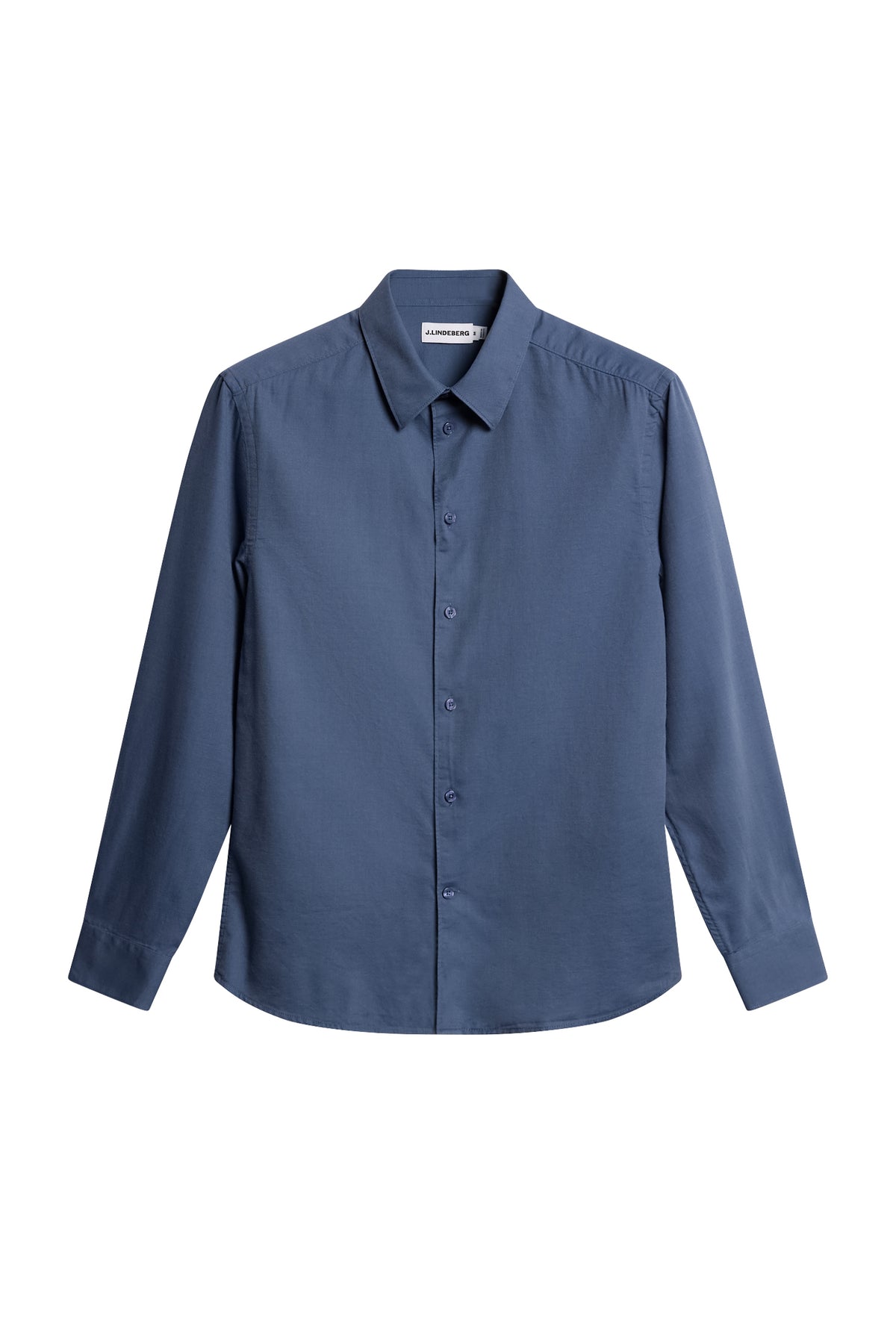Slim LS Cotton Tencel Shirt in Vintage Indigo by J.Lindeberg