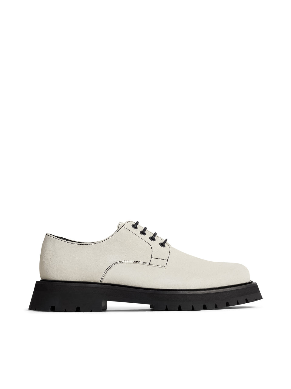 Derby Suede Shoe / Moonbeam