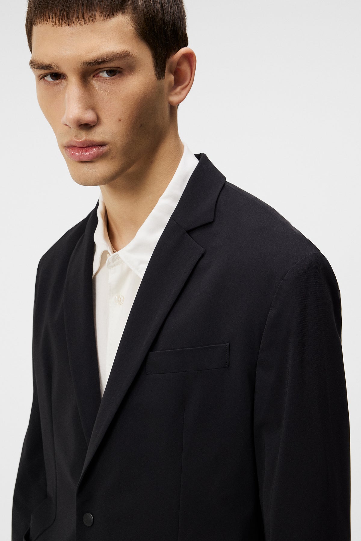 Pat U 4 Way Stretch in Black by J.Lindeberg