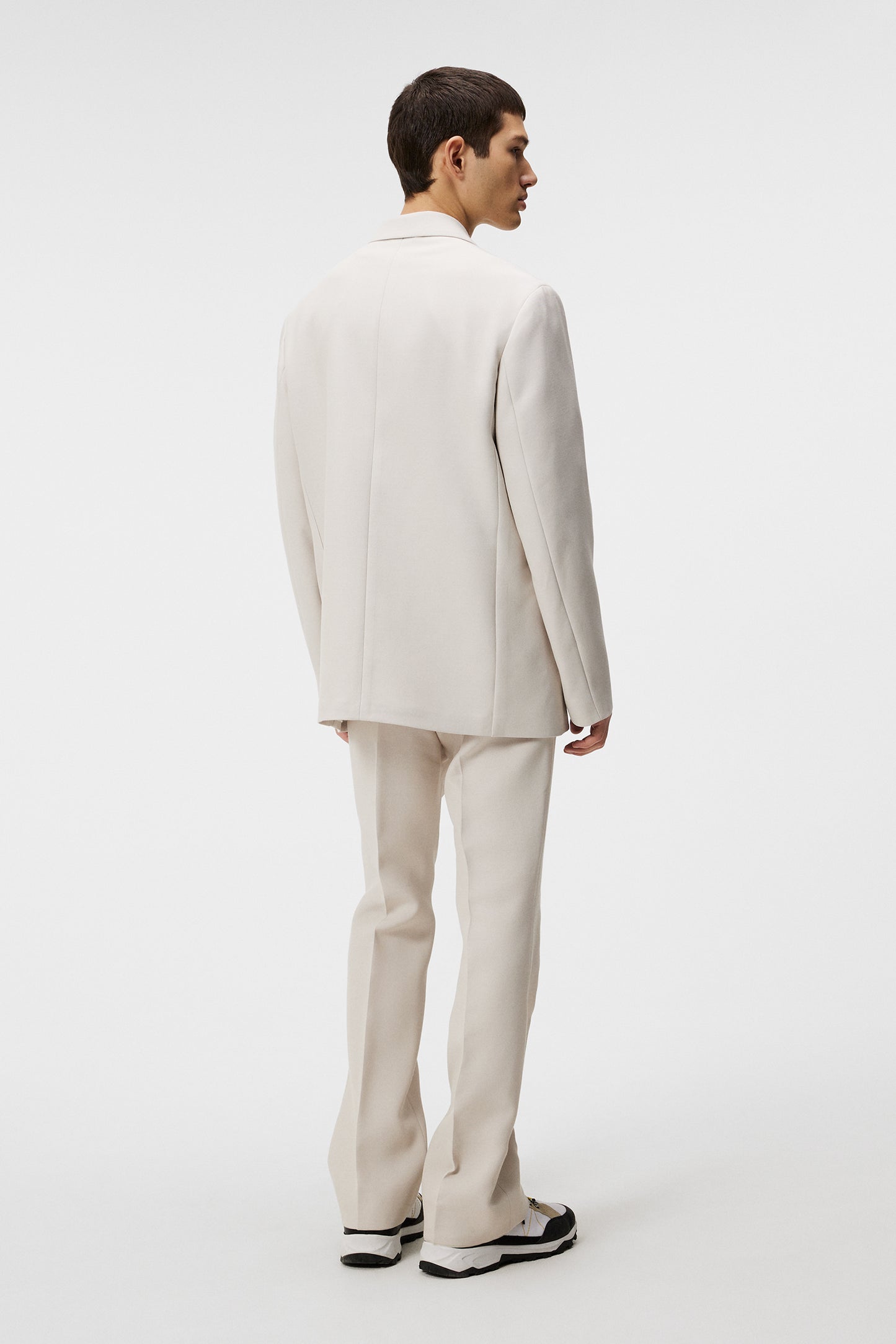 David U Double Weave Blazer in Moonbeam by J.Lindeberg