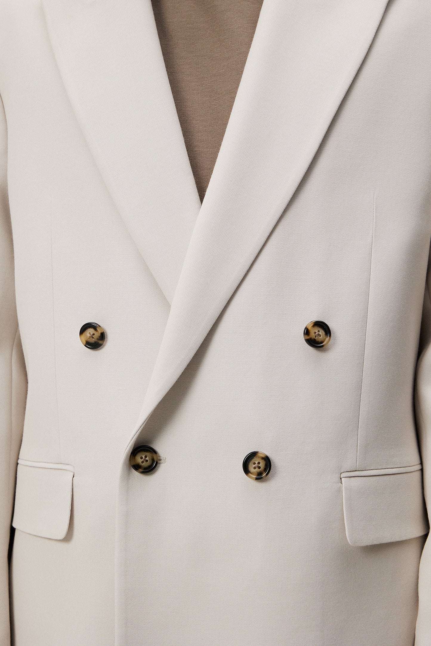 David U Double Weave Blazer in Moonbeam by J.Lindeberg