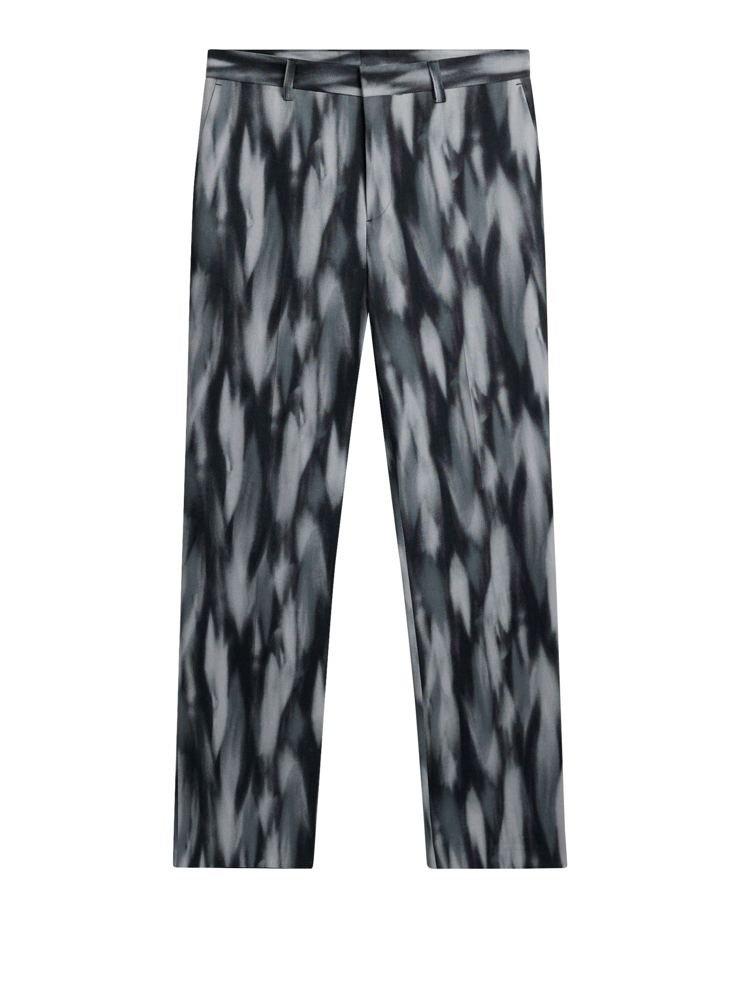 Haij Printed Linen Mix in Black by J.Lindeberg
