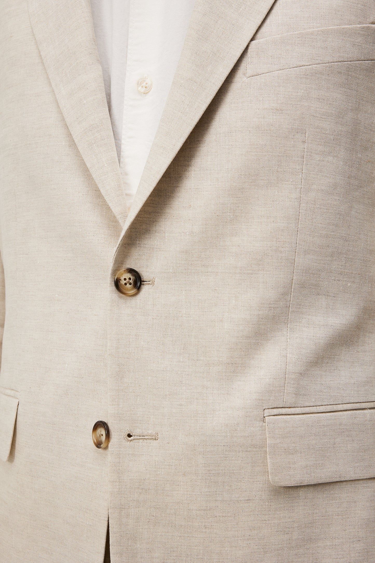 Hopper U Super Linen Blazer in Moonbeam by J.Lindeberg