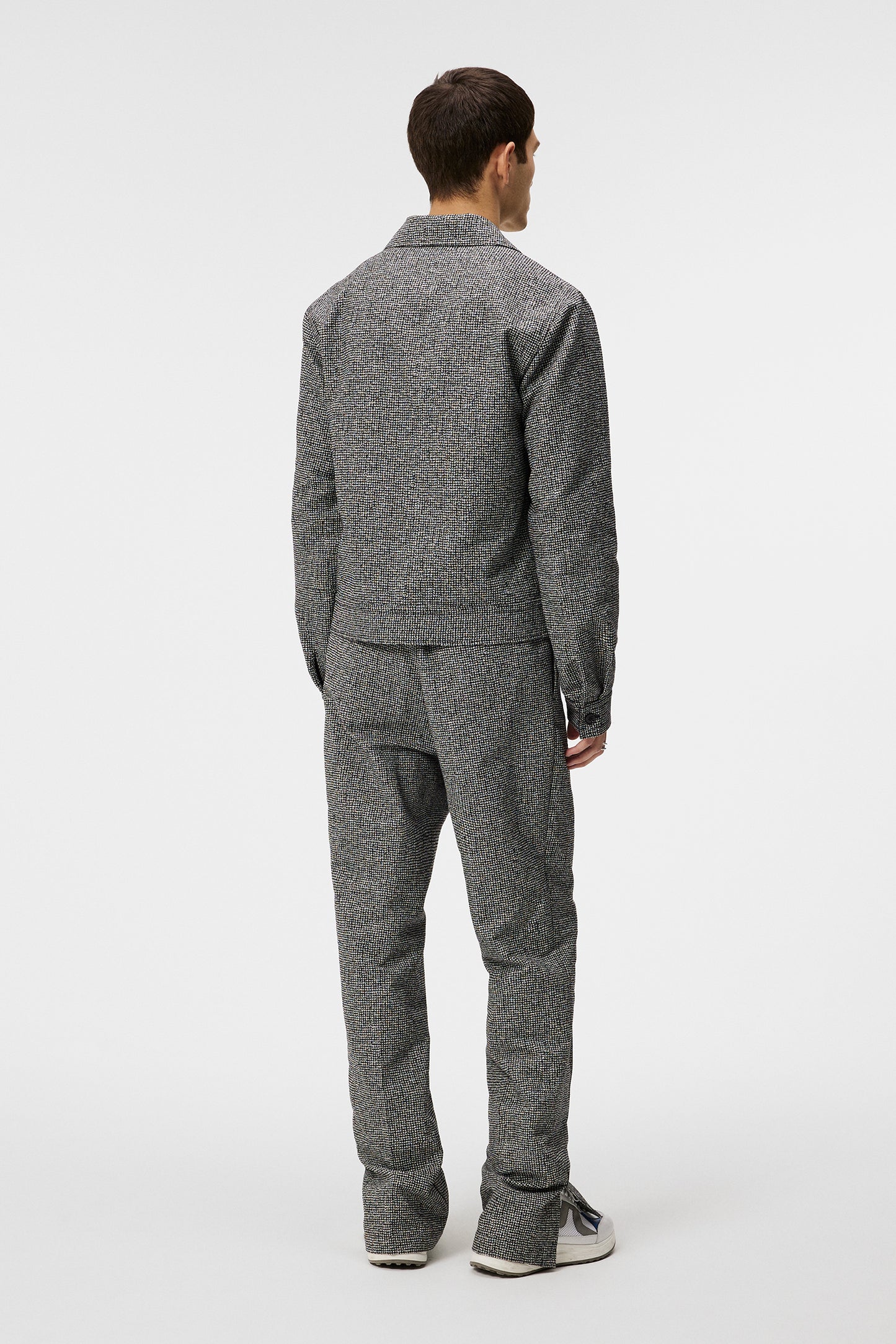 Housten 2 Tone Overshirt in Black by J.Lindeberg