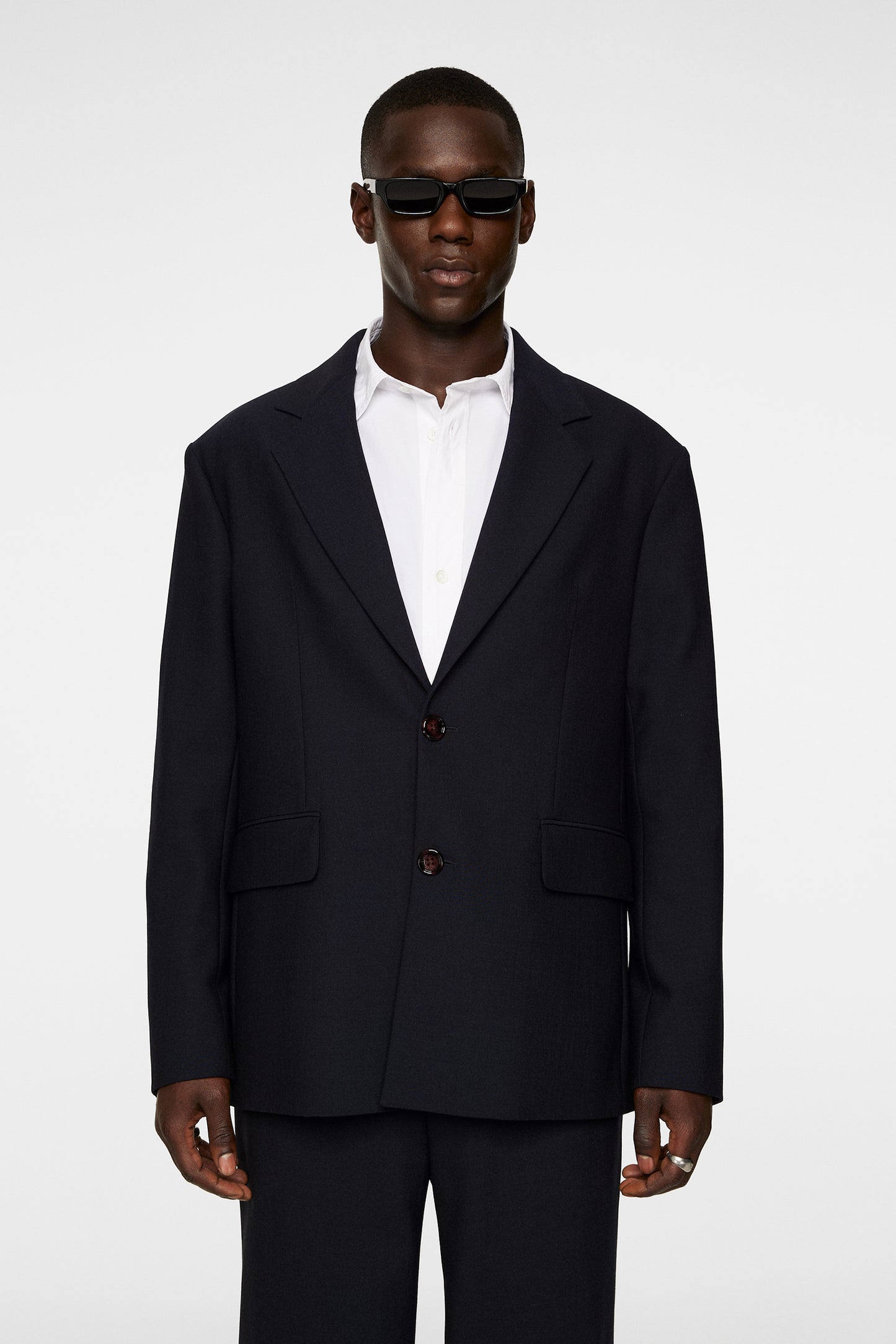 Abel U Oversized Blazer in JL Navy by J.Lindeberg