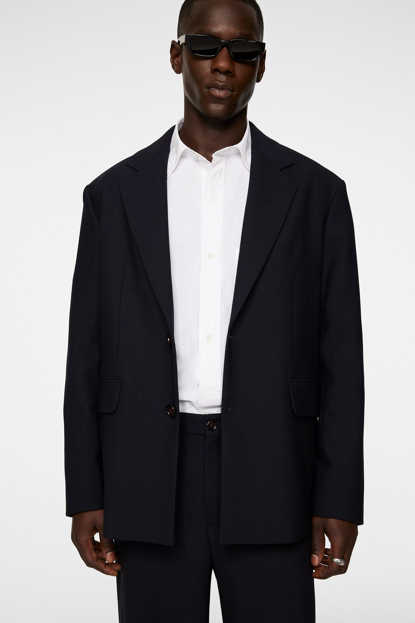Abel U Oversized Blazer in JL Navy by J.Lindeberg