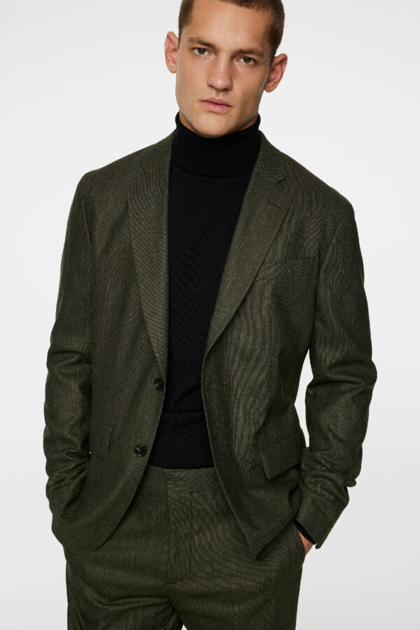 Elton Cashmere Flannel Blazer