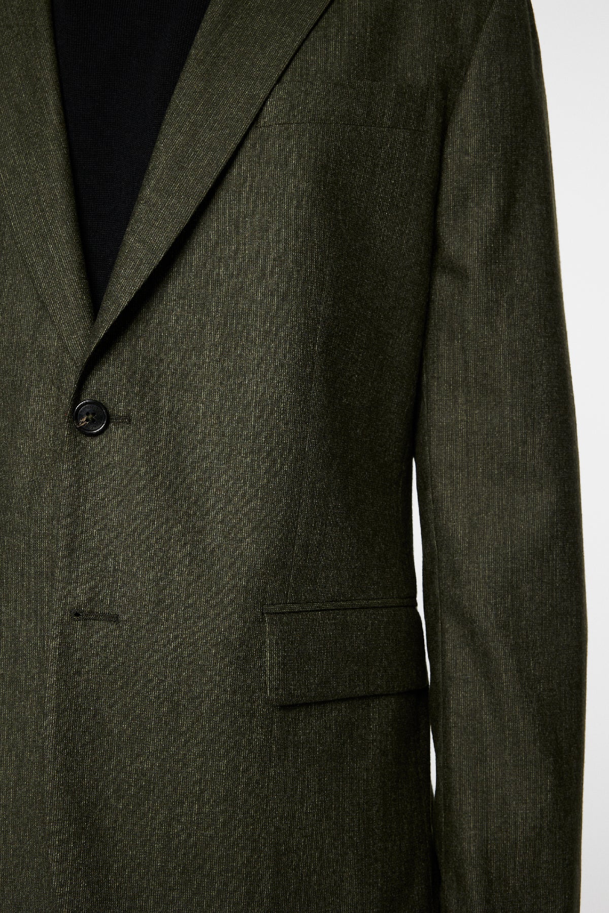 Elton U Cash Stretch Flannel in Forest Green by J.Lindeberg