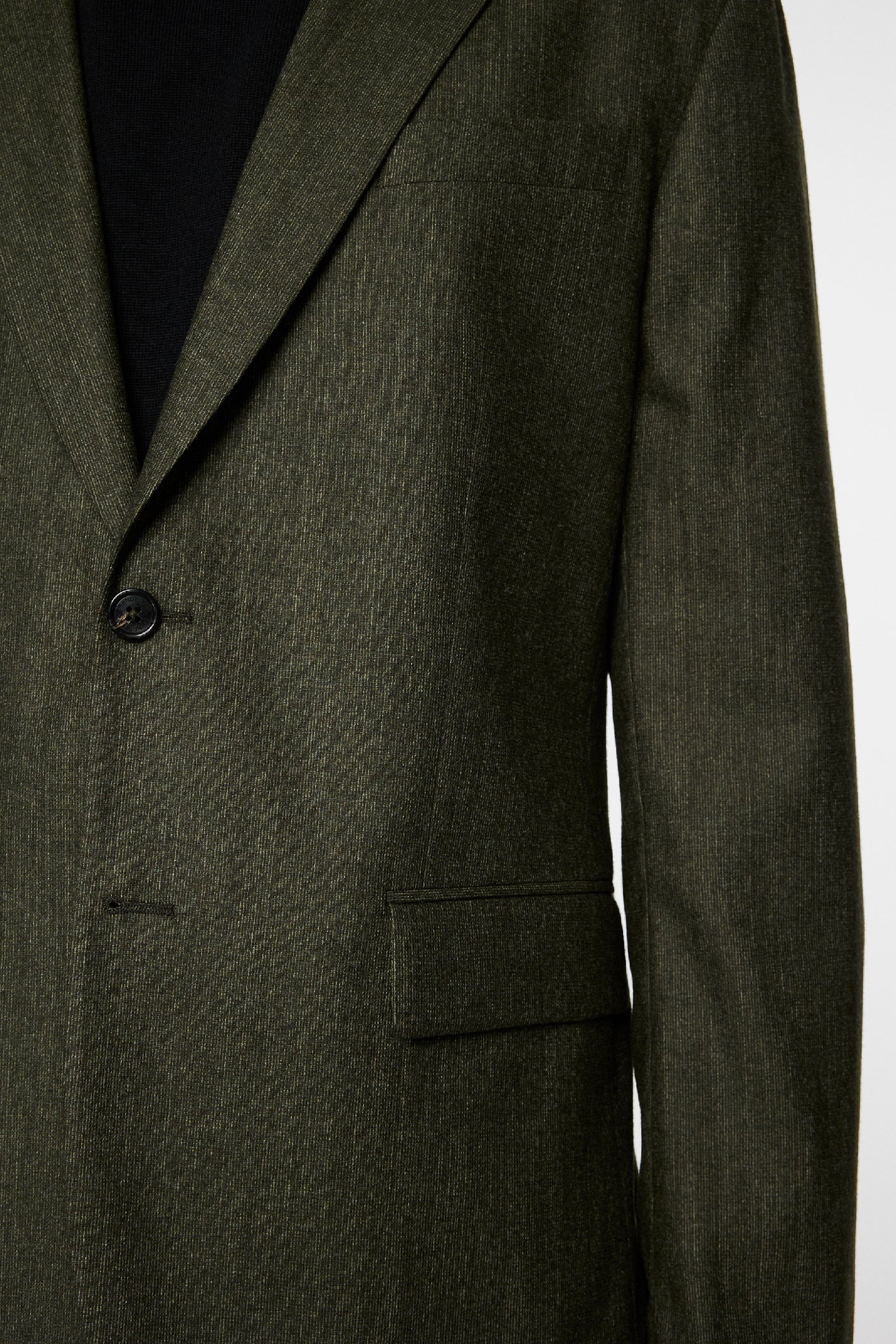 Elton U Cash Stretch Flannel in Forest Green by J.Lindeberg