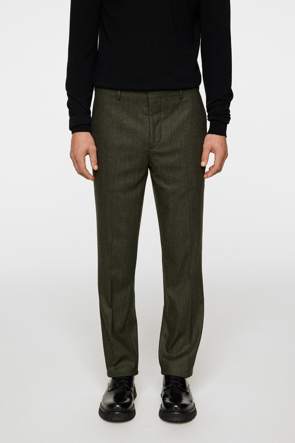 Lois Cash Stretch Flannel / Forest Green