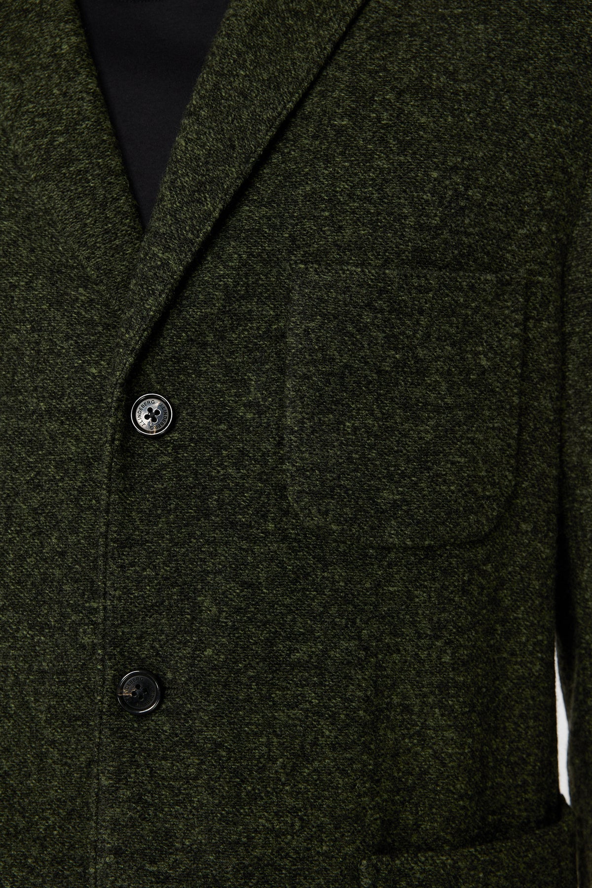 Carlton Cardigan Blazer in Forest Green by J.Lindeberg