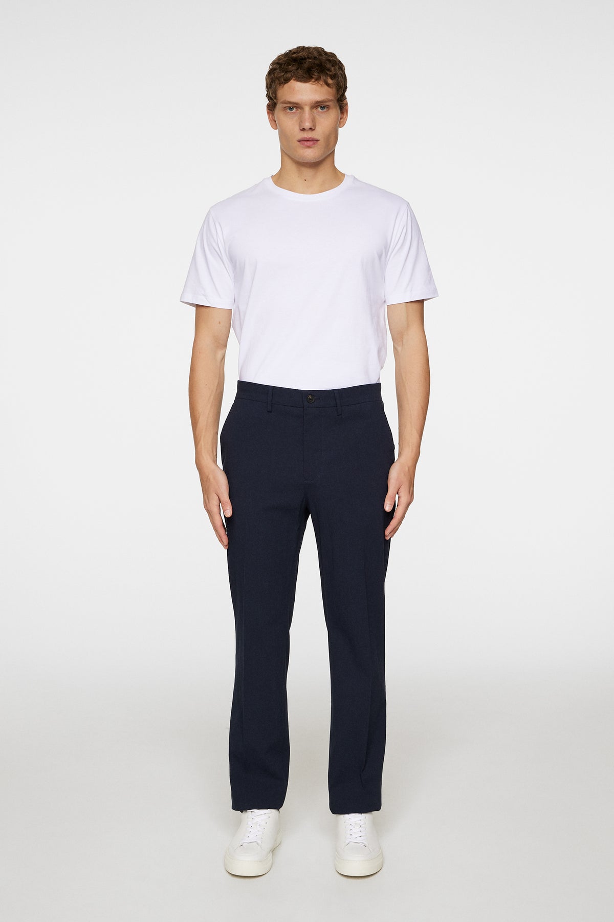 Dropper Seersucker Pants in JL Navy by J.Lindeberg