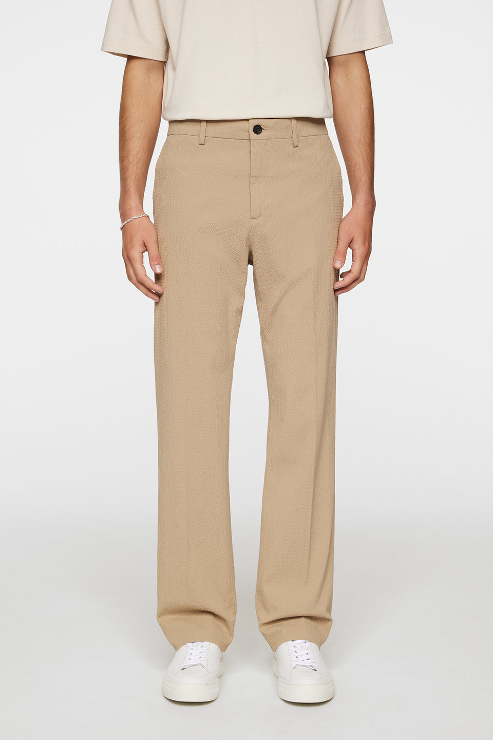 Dropper Seersucker Pants / Batique Khaki