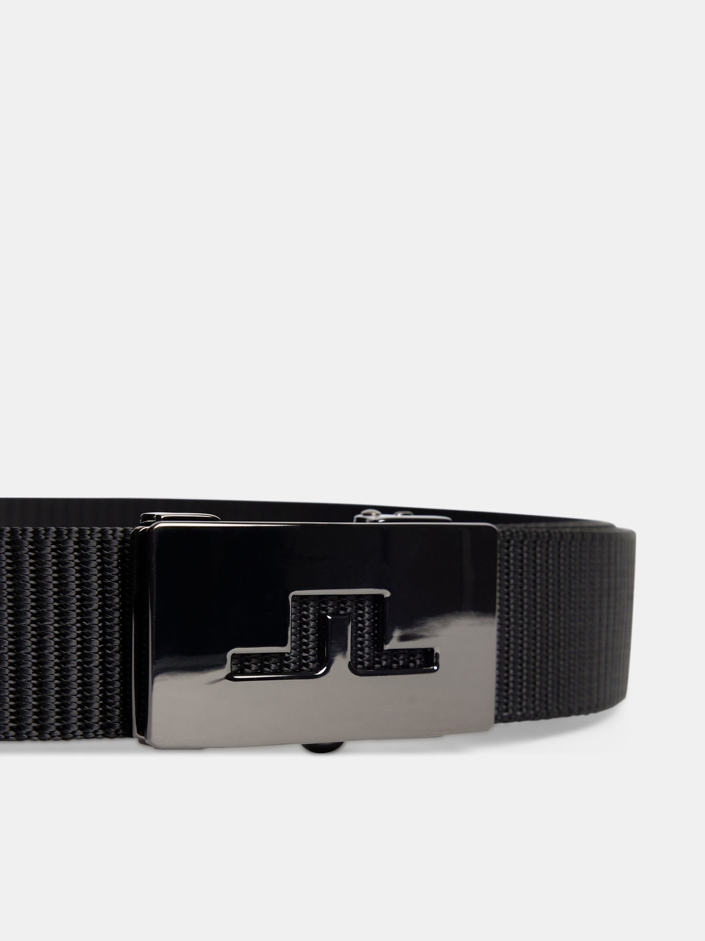 Roy Webbing Belt in Black by J.Lindeberg