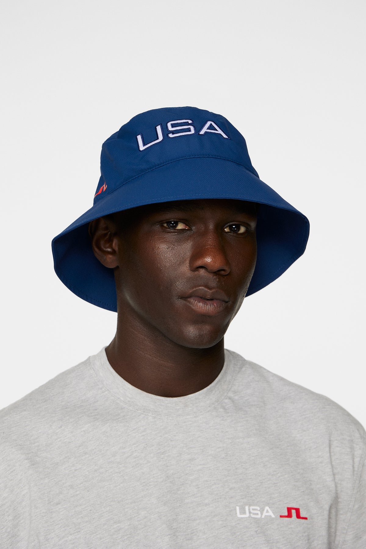 The Tour Bucket in Estate Blue by J.Lindeberg