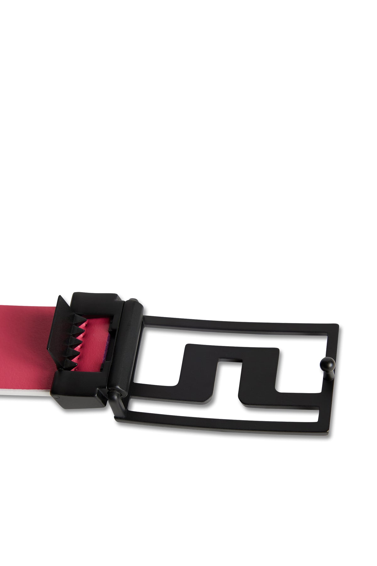 Slater Leather Belt in Azalea by J.Lindeberg