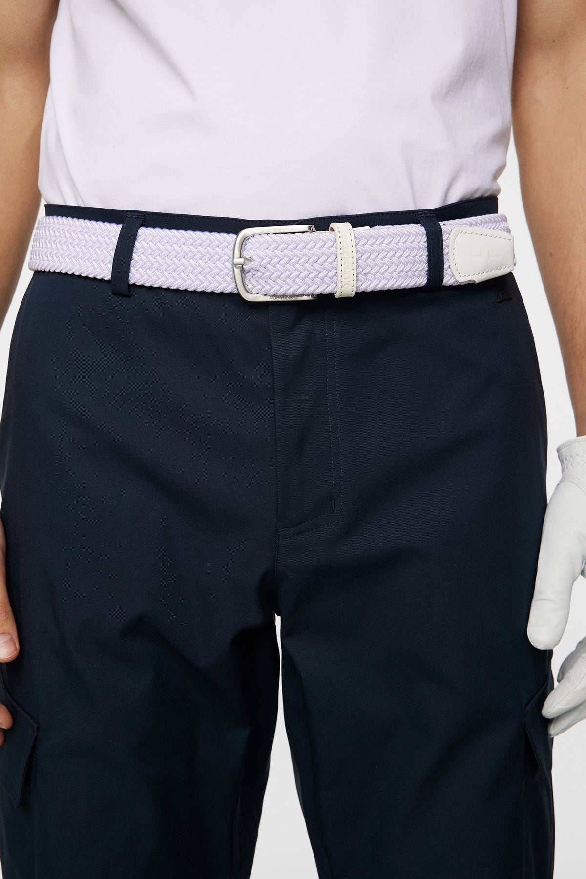 Bernhard Belt in White by J.Lindeberg