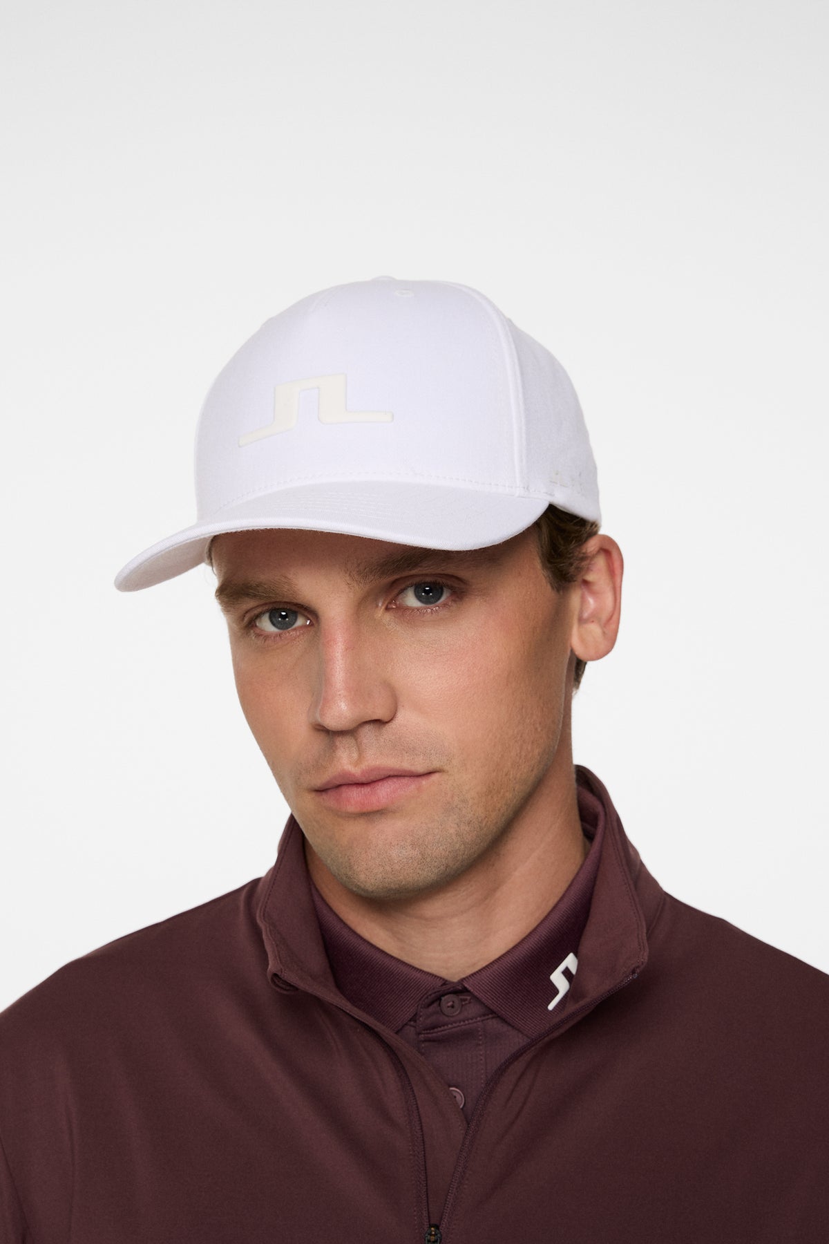Heath Cap in White by J.Lindeberg